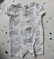 H&M Sommer Body, Grösse 62, 2-4M, mit Löwen & Tiger!