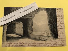 Axenstrasse, AK alt, 18.09.1904, Brunnen