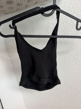 Black Tanktop Grösse S Rippstrick guter Zustand
