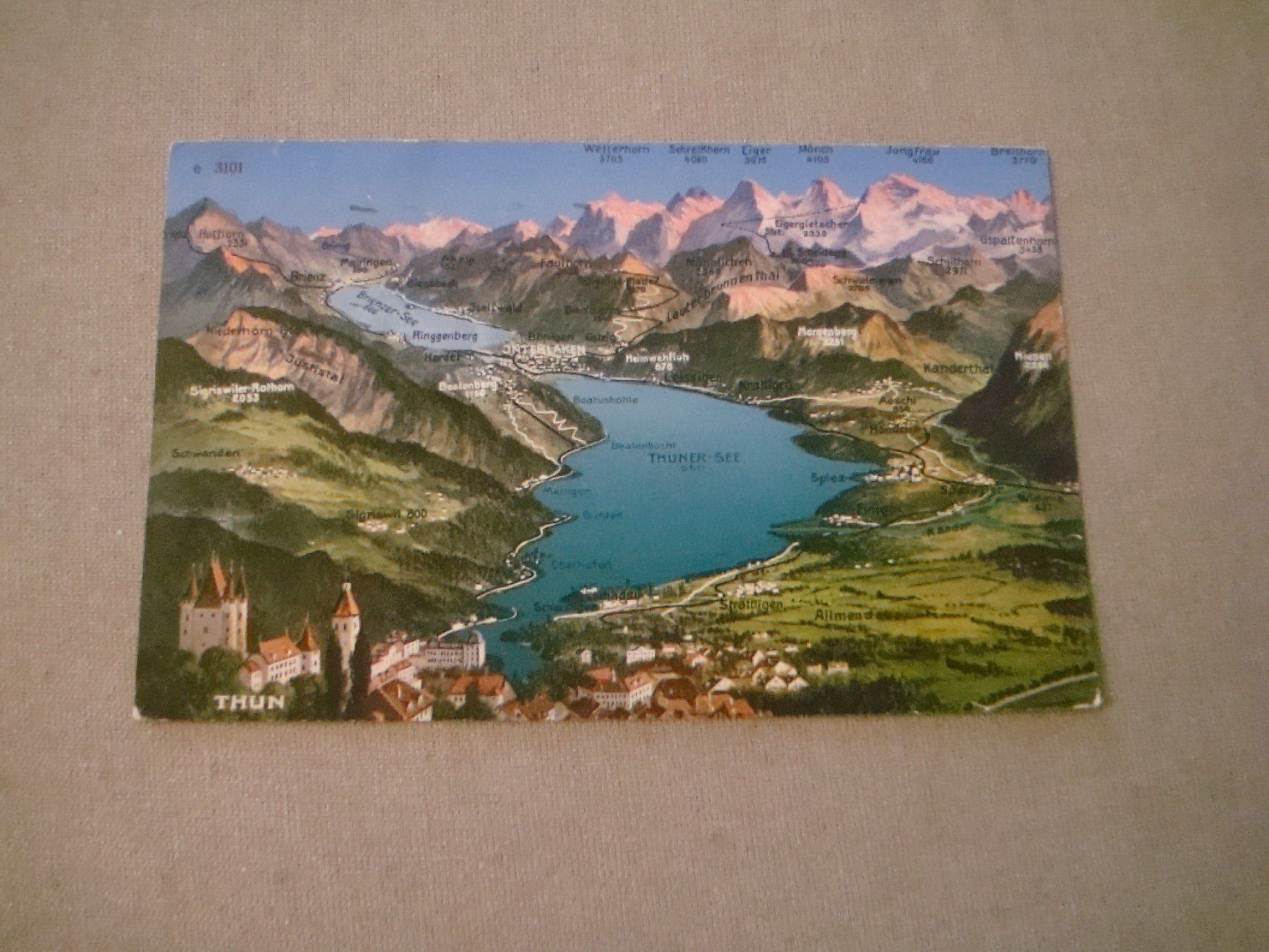Cartes postales: 2 AK - Thun - Thunersee – D'occasion à Neuenegg par flohcante 2