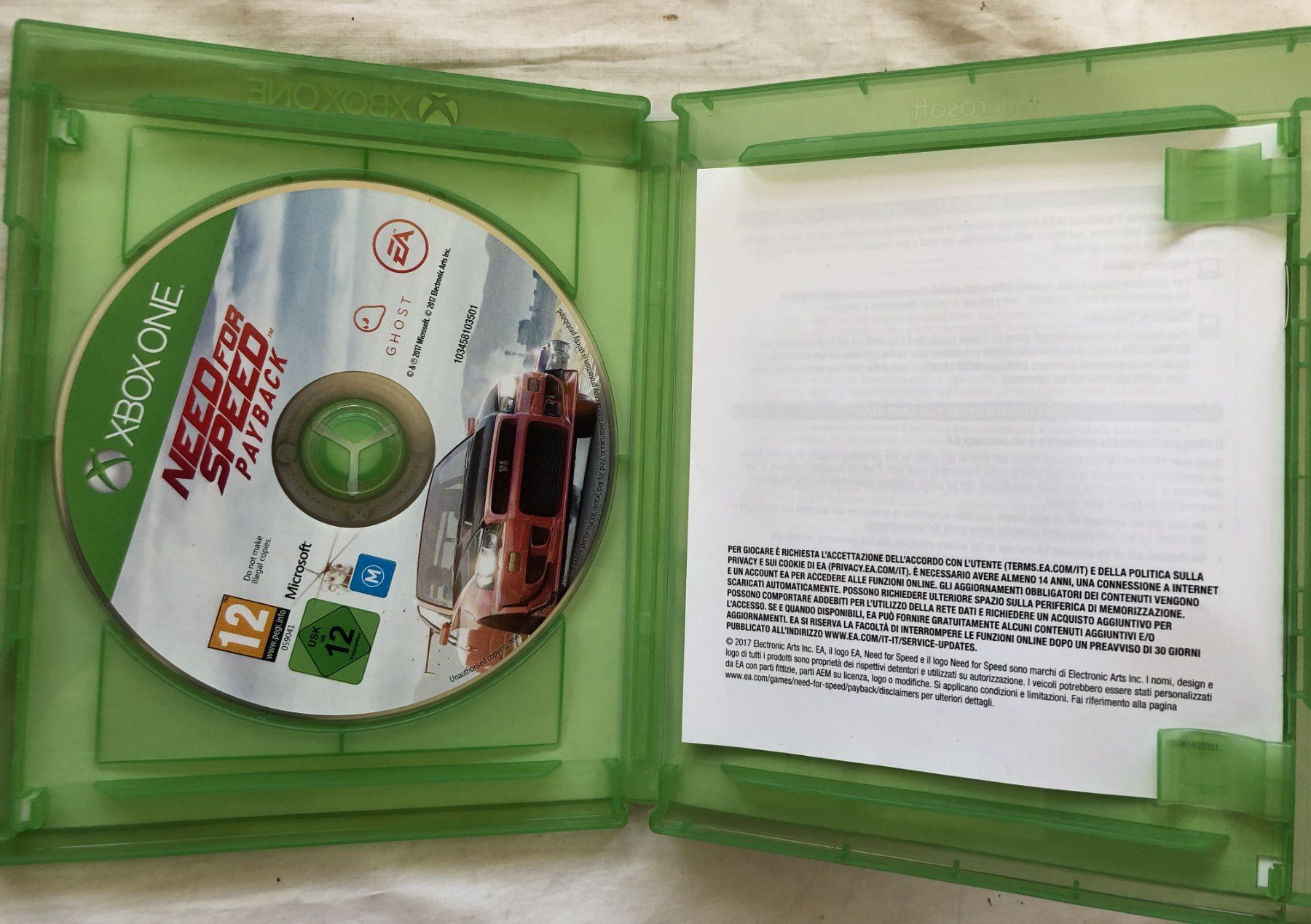 Spiele: XBOX ONE - NEED FOR SPEED: PAYBACK – Gebraucht aus Schaffhausen von durruti 1