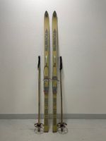 Ski (FA 7), fahrbare Holzski aus Esche mit Kanten