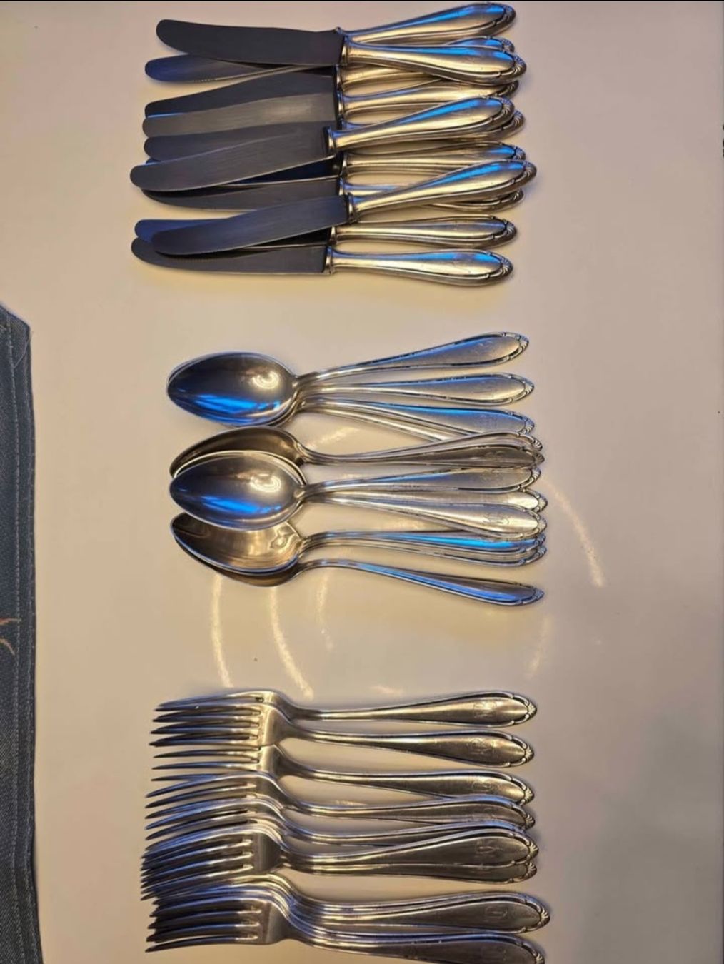Set di posate: Besteckset versilbert 35 Stück – Usato da Ellikon a d Thur venduto da Romana2223