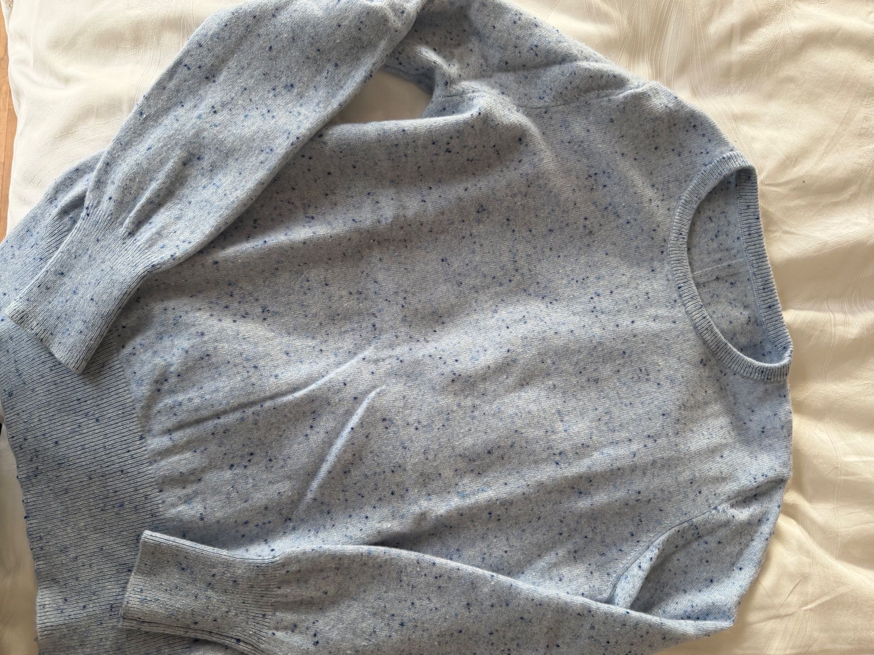 Maglioni & Felpe: Weicher Kaschmirpullover Strumpf-Pullover – Grau-Blau (Gr M) – Usato da Zollikon venduto da sha_lyq7 1