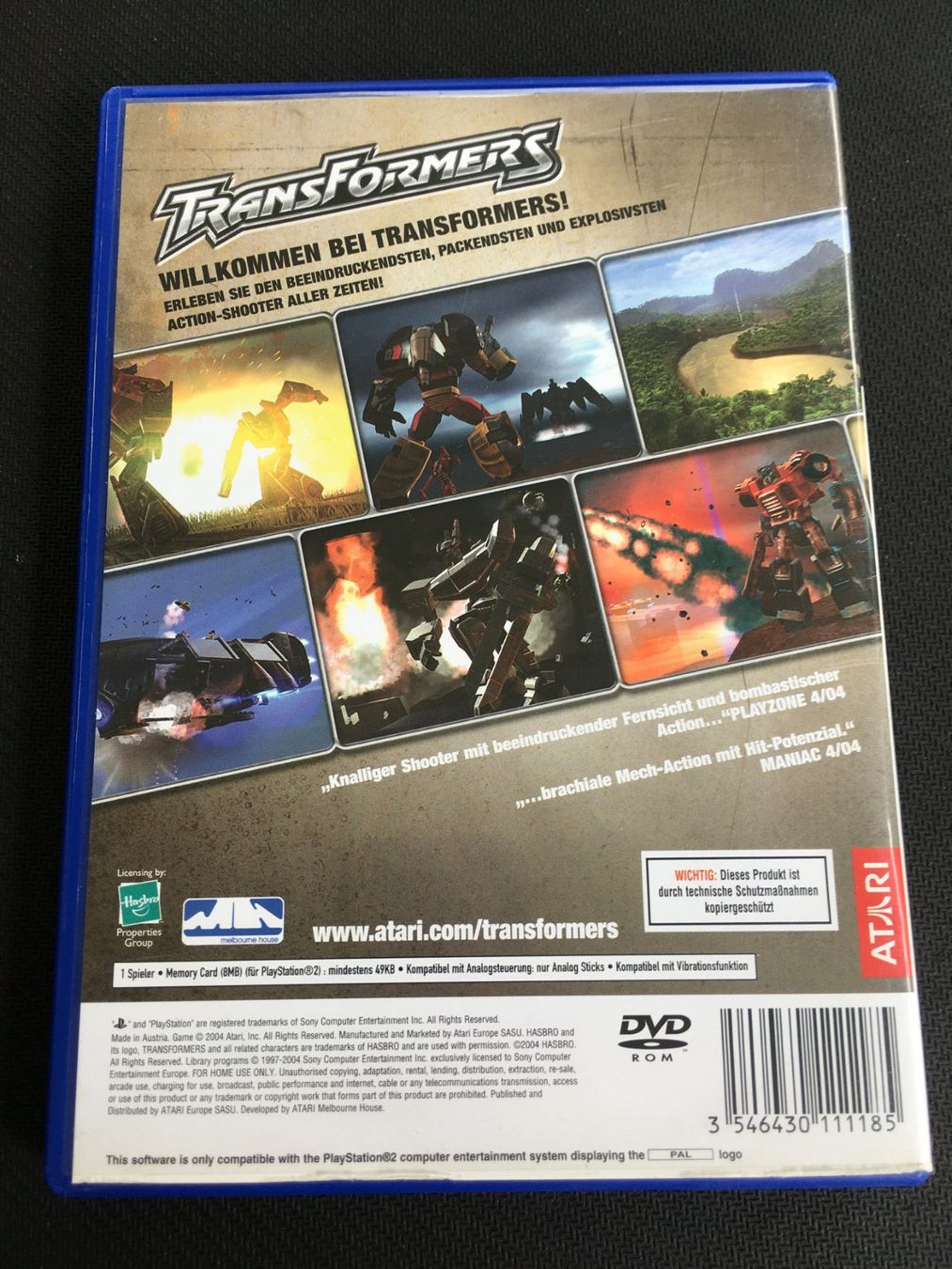 Sony Giochi: Transformers - PS2 Playstation 2 – Usato da St.Gallen venduto da sjosjo 1
