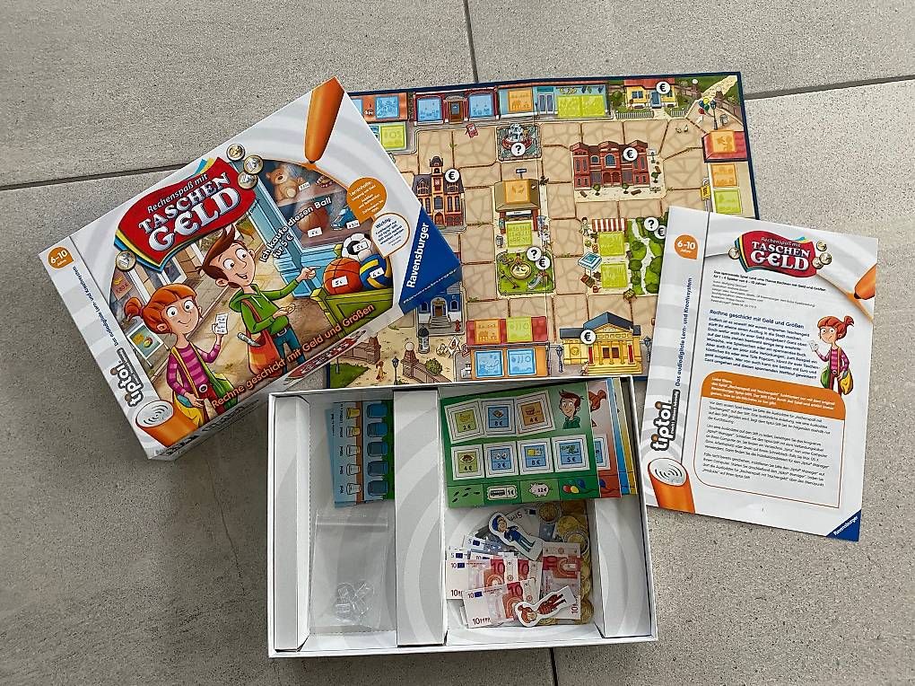 Ravensburger Spiele: tiptoi Spiel - Rechenspass mit Taschengeld – Gebraucht aus Obermumpf von joerg86 1