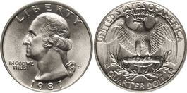 US-Quarter 1987 D