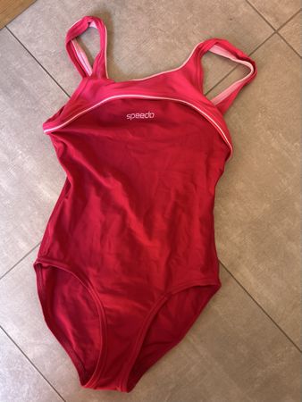 Speedo Red Swimsuit for Summer Fun! Size M 50 characters