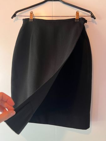 Jupe vintage portefeuille 100% laine made in France T.36