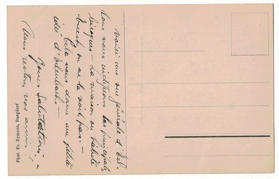 Cartoline postali: Erlenbach (Simmental), geschätzt 1920 – Usato da Frauenfeld venduto da POML 1