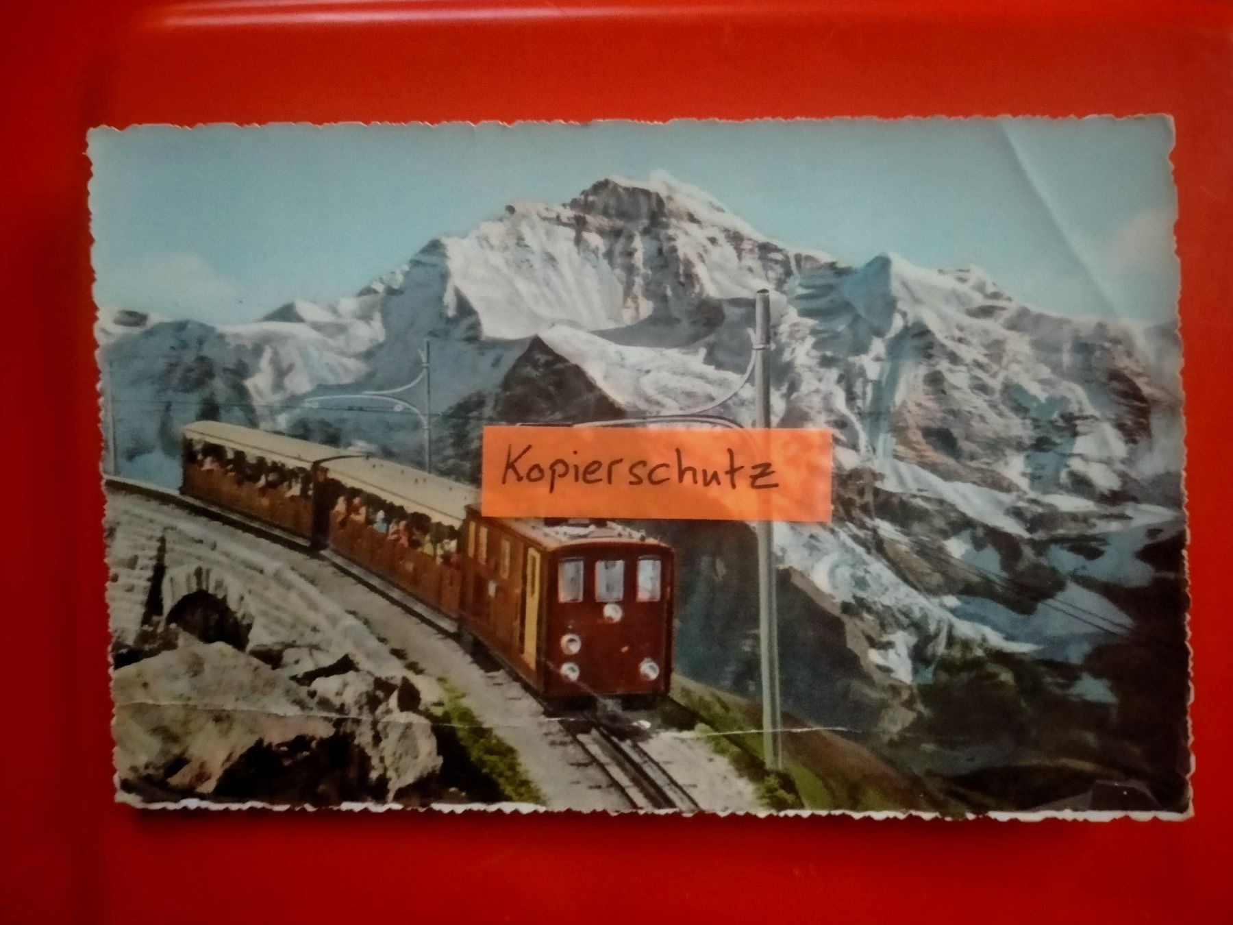 Cartoline postali: AK Schynige Platte Bahn Jungfrau / Eisenbahn – Difettoso da Küssnacht am Rigi venduto da cartolina-1