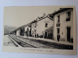 Ansichtskarte Lac-ou-Villers Doubs Bahnhof ungelaufen Rmu