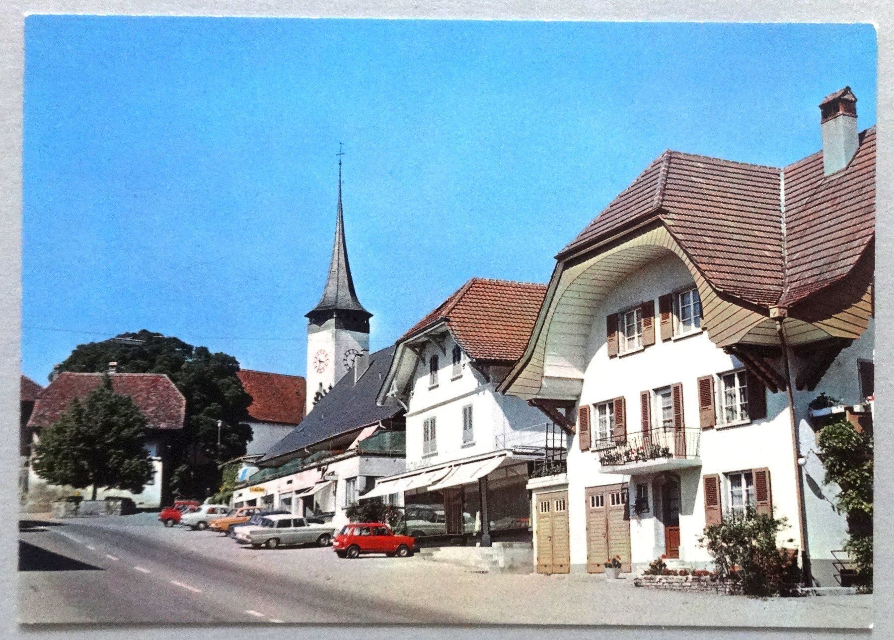 Cartoline postali: Kerzers, Chiètres – Usato da Fétigny venduto da Billy2miny