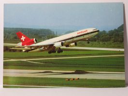 Flugzeug , DC - 10-30 Tri Jet der Swissair