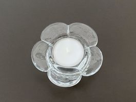 Teelicht Glas Blueme-Liechtli Glasi Hergiswil