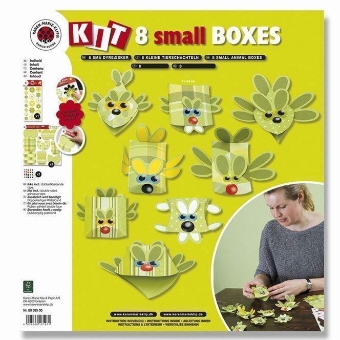Folia Bastelset: 8 Lustige Tierschachteln Zum Selberkleben – Perfekt Für Kindergeburtstage & Kreative Geschenkideen