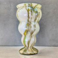 Vase Art déco opaline Henri Heemskerk, Scailmont, Belgique