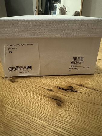 Plateau Sandalen CARYATIS aus Leder Grösse 38 Off White