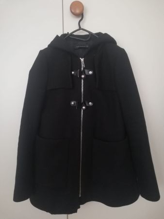 Manteau noir Zara
