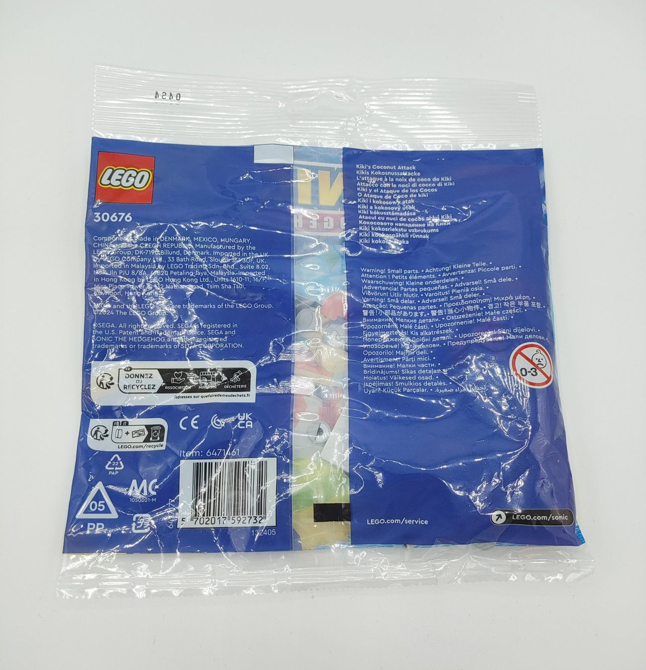 Lego Kit di costruzioni: Lego 30676 Sonic Kiki's Coconut Attack polybag – Nuovo e nell'imballaggio originale da Schlatt TG venduto da AndrTra 1