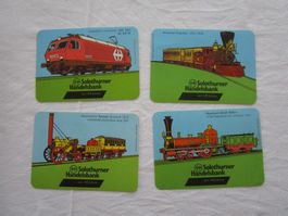Aufkleber Solothurner Handelsbank / Eisenbahn, Werbung