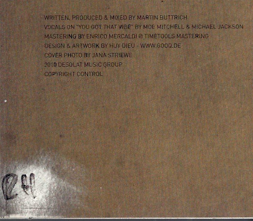 CD: Martin Buttrich CRASH TEST  Electronic House Minimal Tech CD – Usato da Kandergrund venduto da Sososo 2