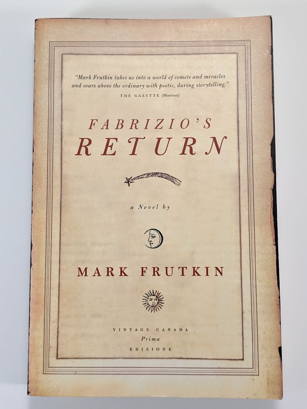 Libri: Fabrizio's Return by Mark Frutkin – Nuovo (secondo la descrizione) da Meilen venduto da GypsyCat