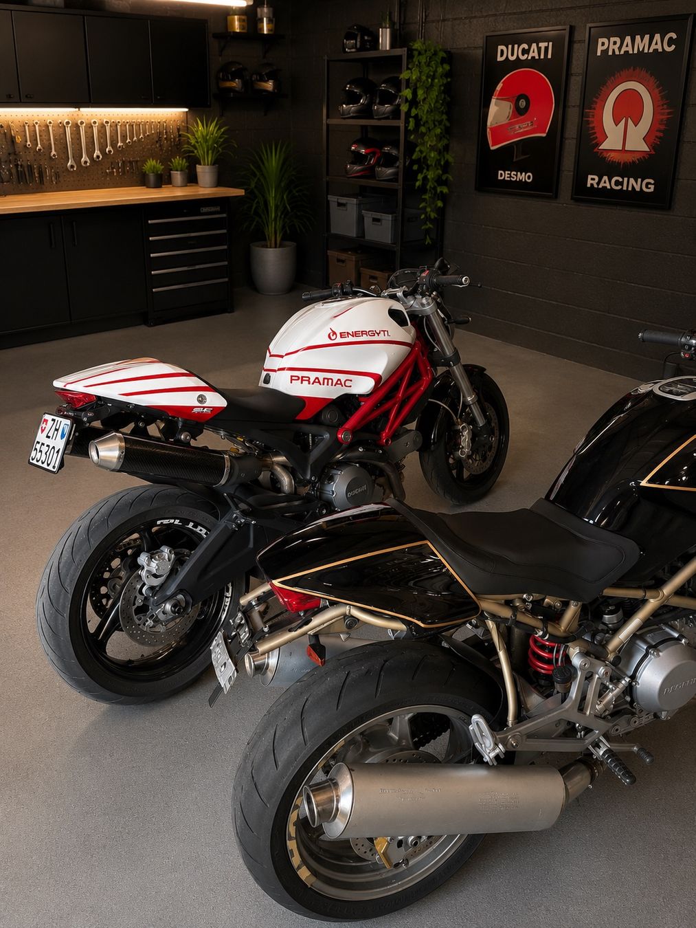 Strada: Ducati 900 Vergaser + Ducati 696 – Usato da Sünikon venduto da R.K.E. 1