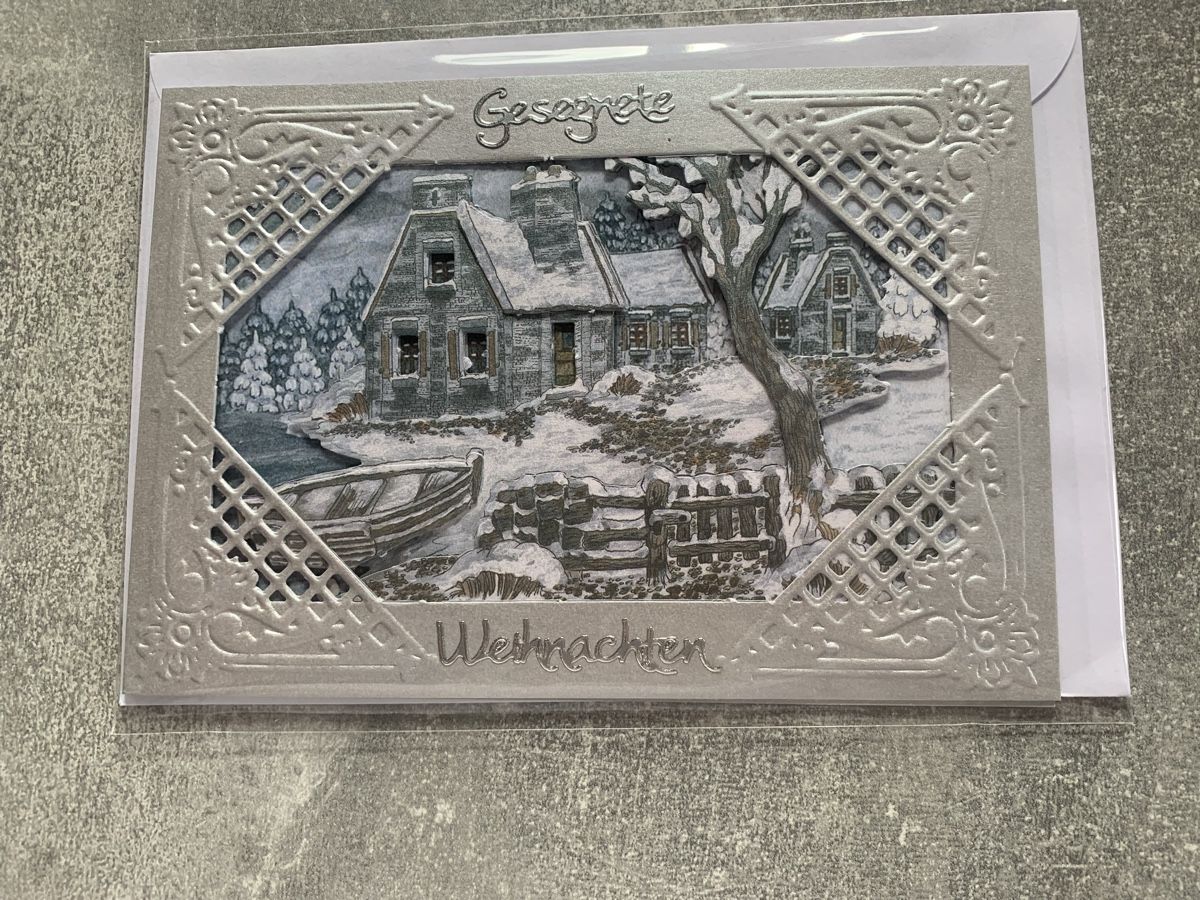 Karten: 3D-Karte Weihnachten – Neu und originalverpackt aus Amriswil von SCHLOSSGEISTLI