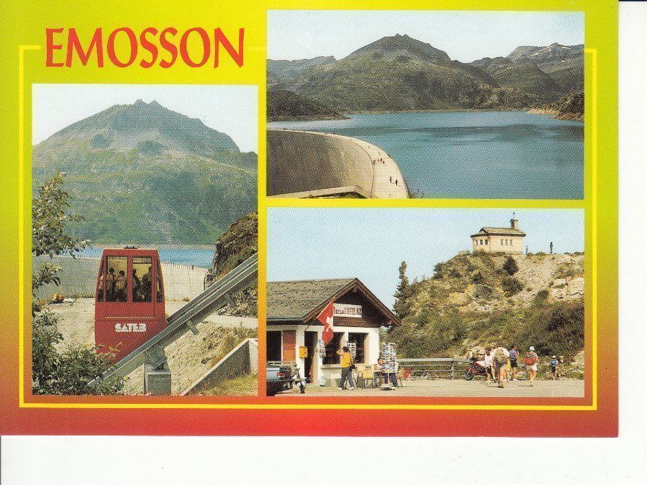 Cartoline postali: Emosson Stausee um 1995 – Usato da Bürglen TG venduto da StampGraf