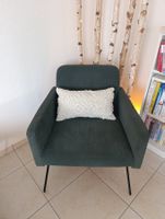 2 gemütliche Sessel, dunkelgrün, neuwertig