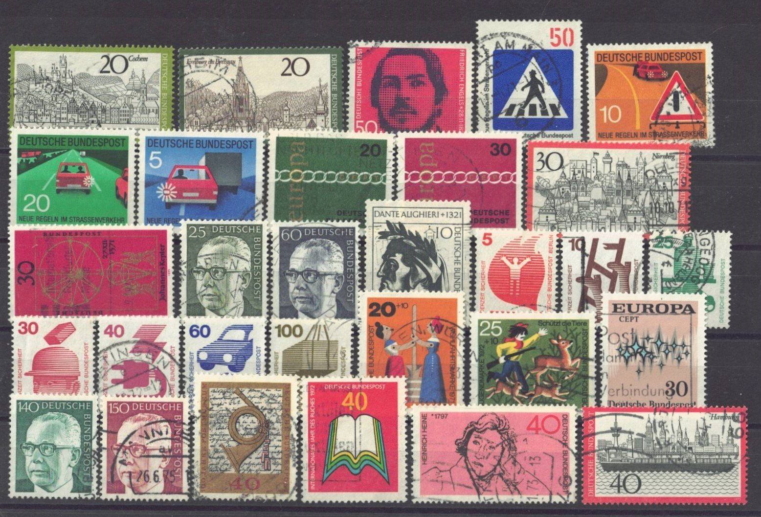 Tutti i francobolli: Bundesrepublik Deutschland 8 Scans – Usato da Courtepin venduto da ema_dy29 3