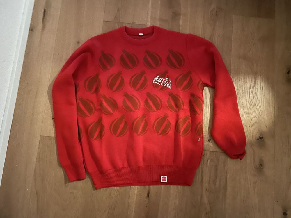 Orig. COCA-COLA Weihnachten Kugeln Pullover rot S NEU | Kaufen auf Ricardo