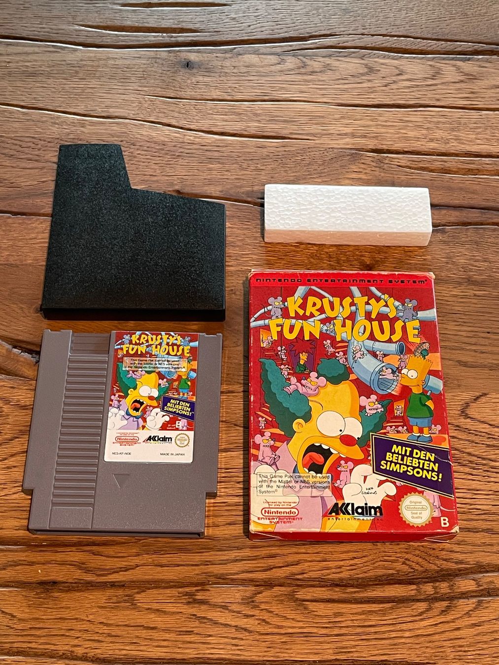 Nintendo Giochi: Krusty's Fun House NES Spiel + OVP Sammler – Usato da Zuerich venduto da Dorsi