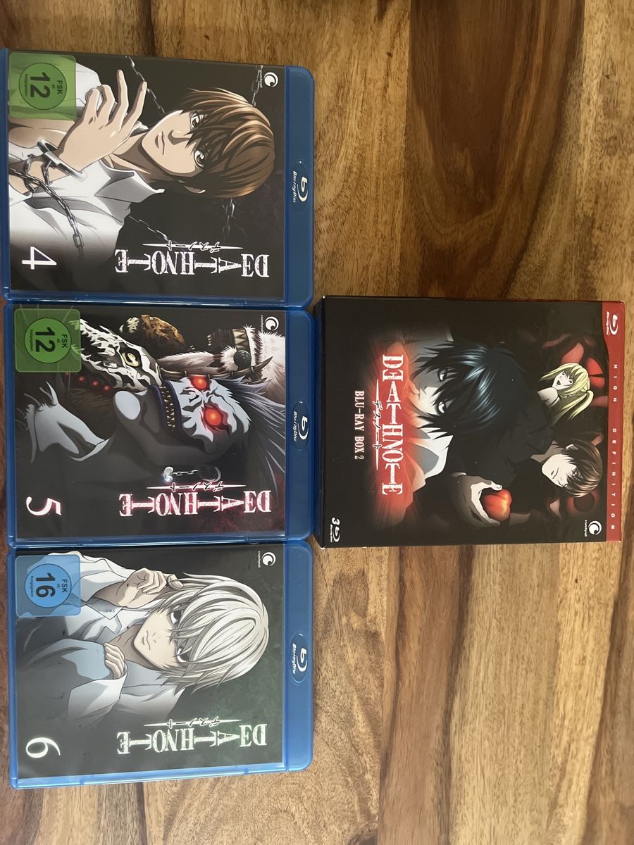 Alle DVDs: Deathnote Box 2 Blu Ray – Neu (gemäss Beschreibung) aus Zürich von M-1-2 3