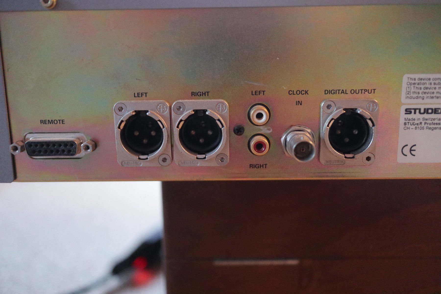 Studer Sistemi audio & multimediali: CD player STUDER D732 (problem) – Difettoso da Vaulion venduto da akedia 4