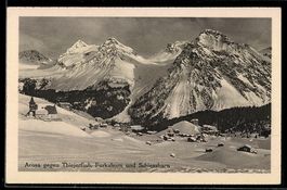 AK Arosa, Gegen Thiejerfluh, Furkahorn und Schiesshorn