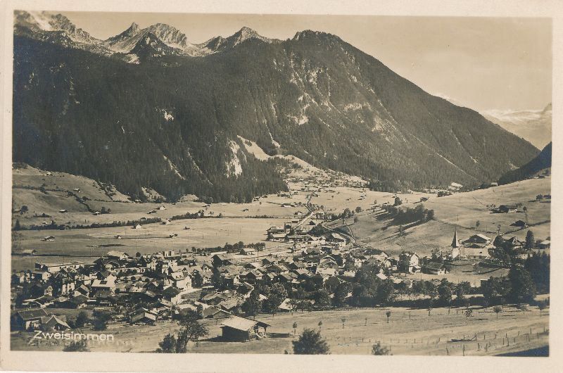Ansichtskarten: Zweisimmen + c1920 – Gebraucht aus Emmenbrücke von teestube