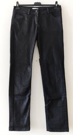 S.OLIVER Stretch Hose pants Trousers PEPITA schwarz Gr.36