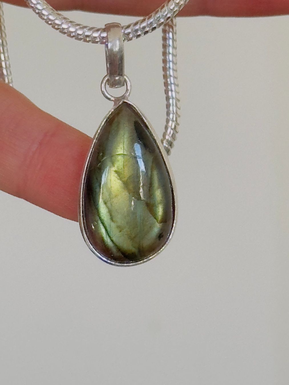 Catenine: Labradorite necklace – Nuovo e nell'imballaggio originale da Genève venduto da AGBERG 7