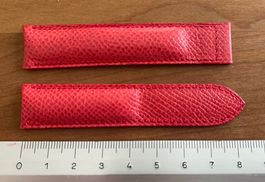 handgefertigtes Vintage CARTIER Echsen Lederarmband 17mm neu