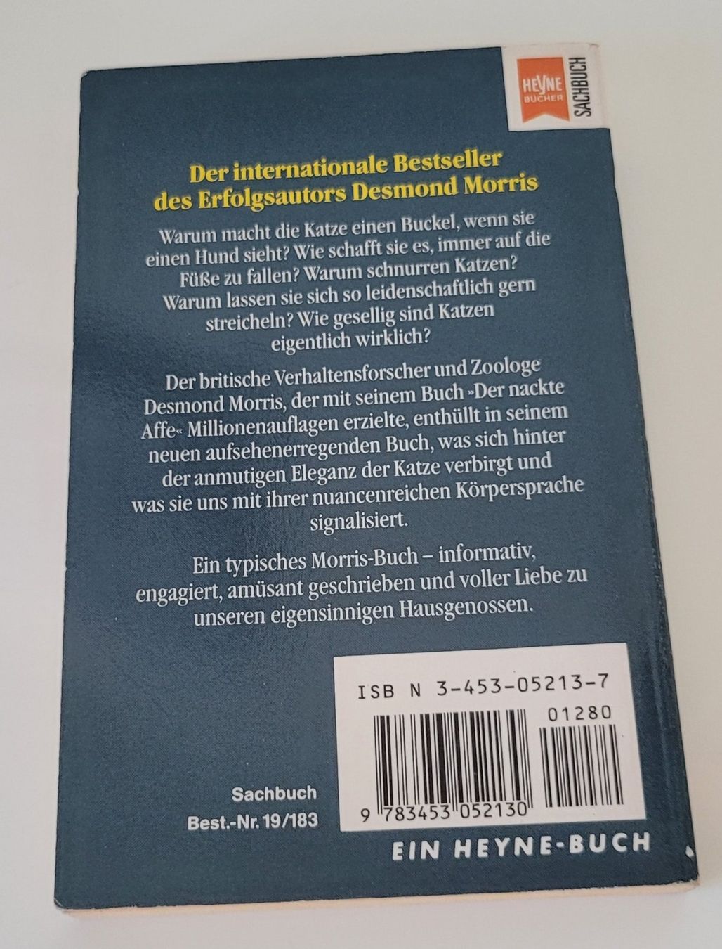Libri: Desmond Morris - Warum machen Katzen einen Buckel? – Usato da Zürich venduto da fourpaws 1
