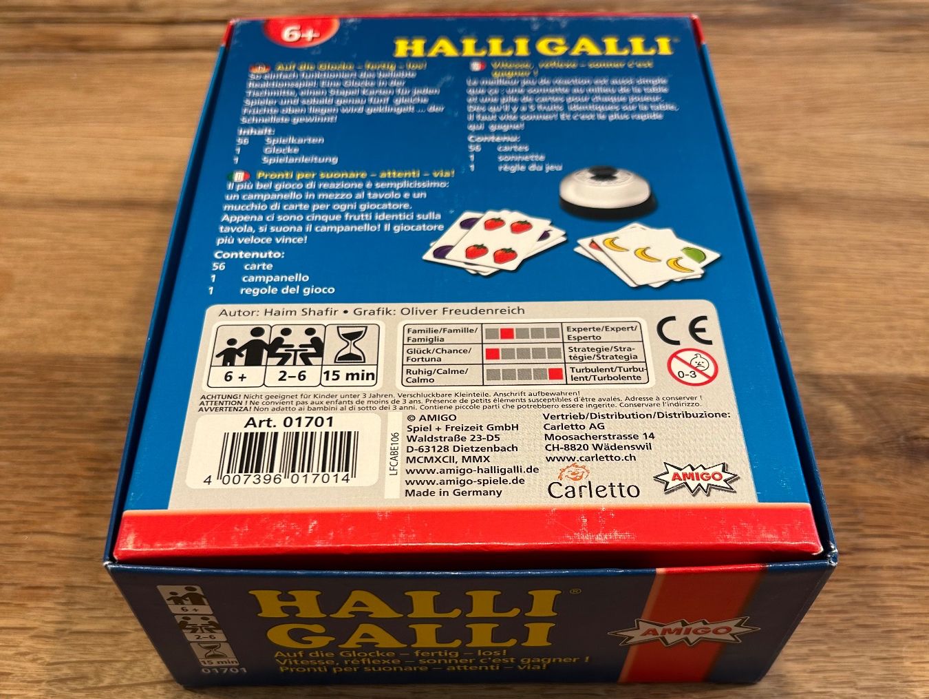 Amigo Giochi: Halli Galli, Amigo, komplett – Usato da Winkel venduto da SavK 3