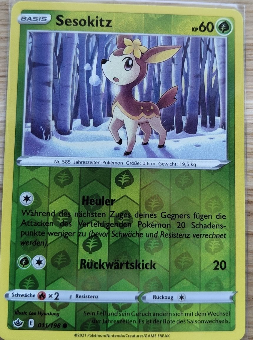 Pokémon Carte collezionabili: Pokemon Chilling Reign Reverse Holo – Usato da Zürich venduto da Slevin2710 1