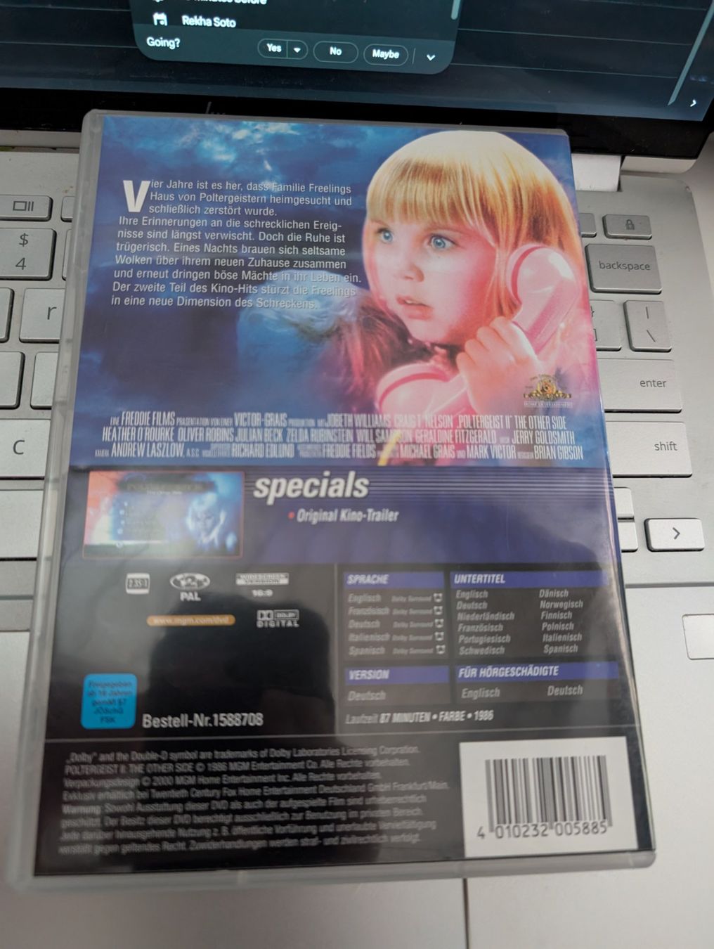 Alle DVDs: Poltergeist II - Die andere Seite DVD - Horror – Gebraucht aus Hünenberg See von SpecialEditionGaming 1