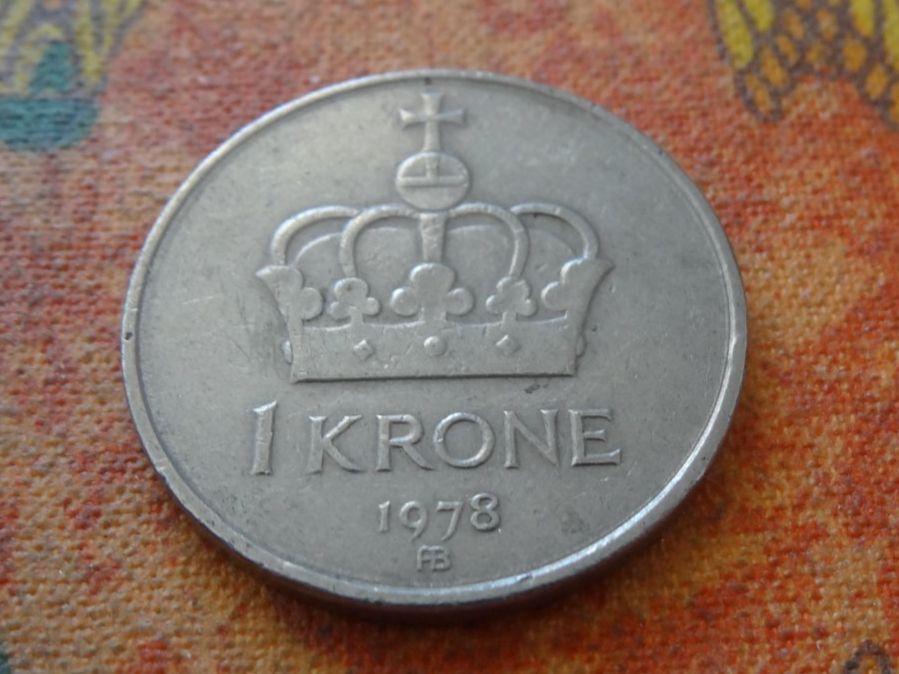 Alle Münzen: NORVEGE  1  Krone  1978 – Gebraucht aus Romanel-sur-Lausanne von Swift13