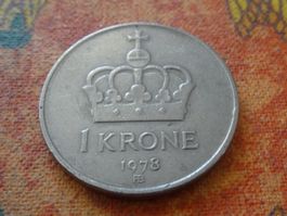 NORVEGE  1  Krone  1978