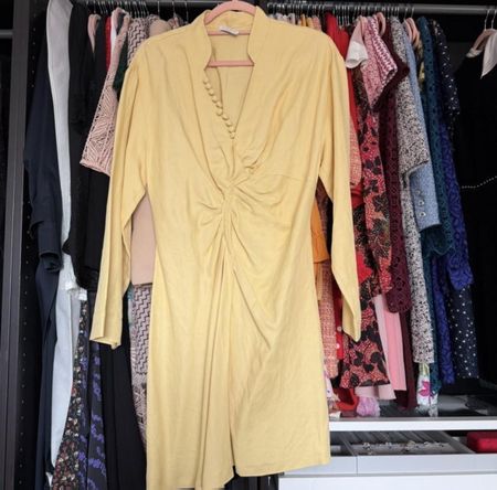 Kleid gelb Sandro PARIS Grösse 40 neuwertig