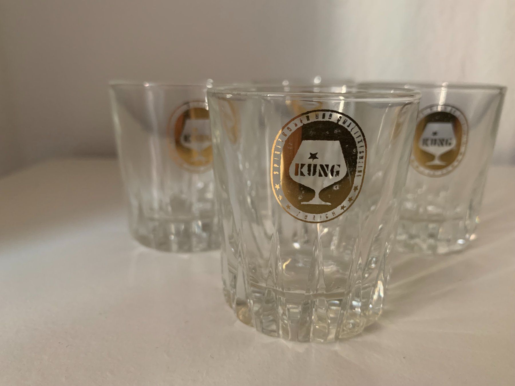 Bicchieri: 5 Likörgläser mit der Aufschrift "Küng" – Usato da Landquart venduto da interesse63 1