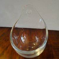 Glas Schale Vintage Aufhängbar Schale..